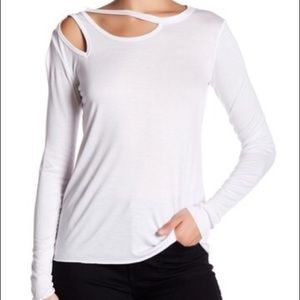 Bailey 44 Long Sleeve Cutout Tee